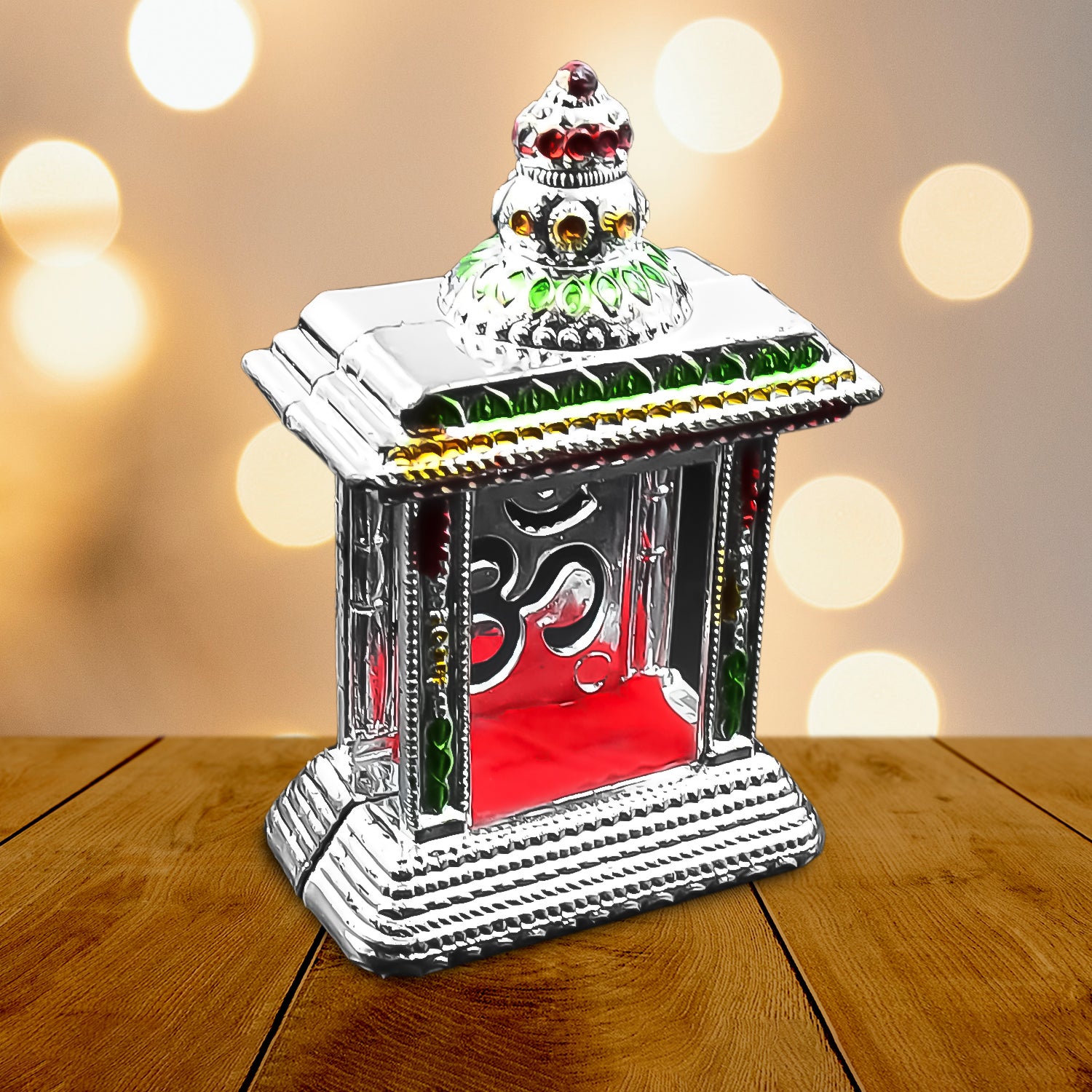 Adhesive Small Om Temple Car Dashboard Temple (1 Pc) Adhesive Small Om Temple Car Dashboard Temple (1 Pc)